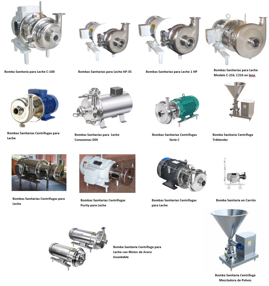 Tipos de Bombas Sanitarias Acero Inoxidable en México