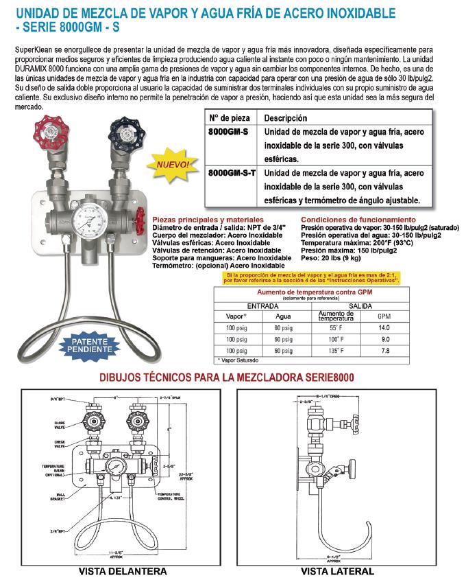 Válvula de Alivio Seguridad Sanitaria Clamp de Acero Inoxidable 316L en México